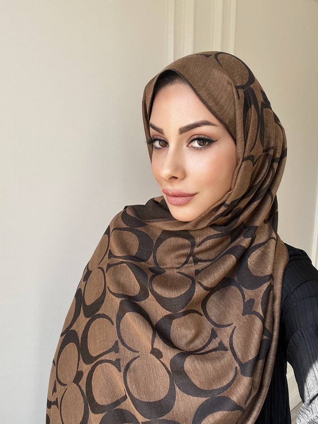 C Desen Yün İpek A Kalite Şal