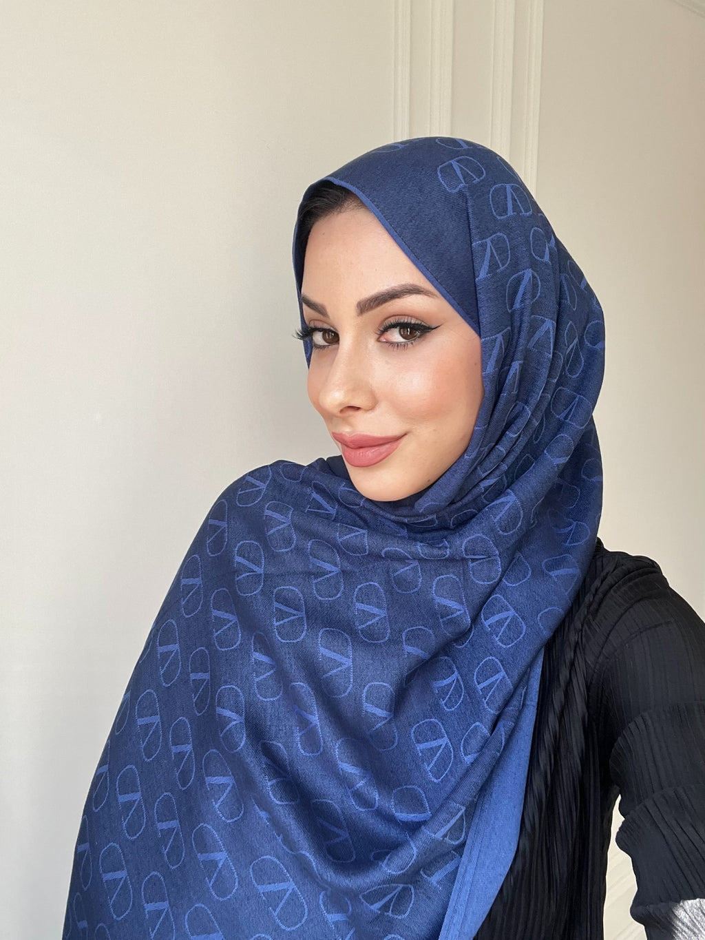 V Desen Yün İpek A Kalite Şal