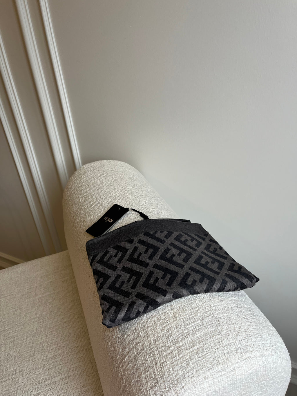 F Desen Yün İpek Şal