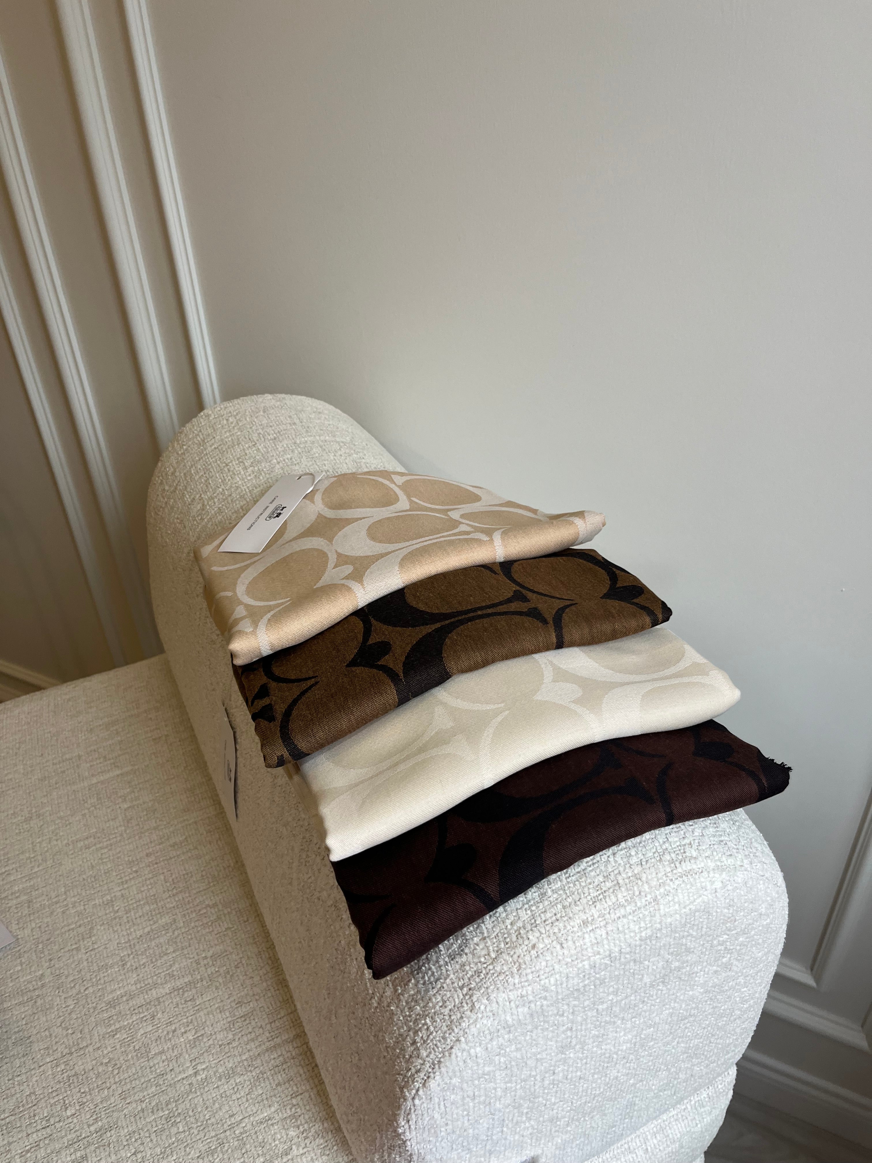 C Desen Yün İpek A Kalite Şal