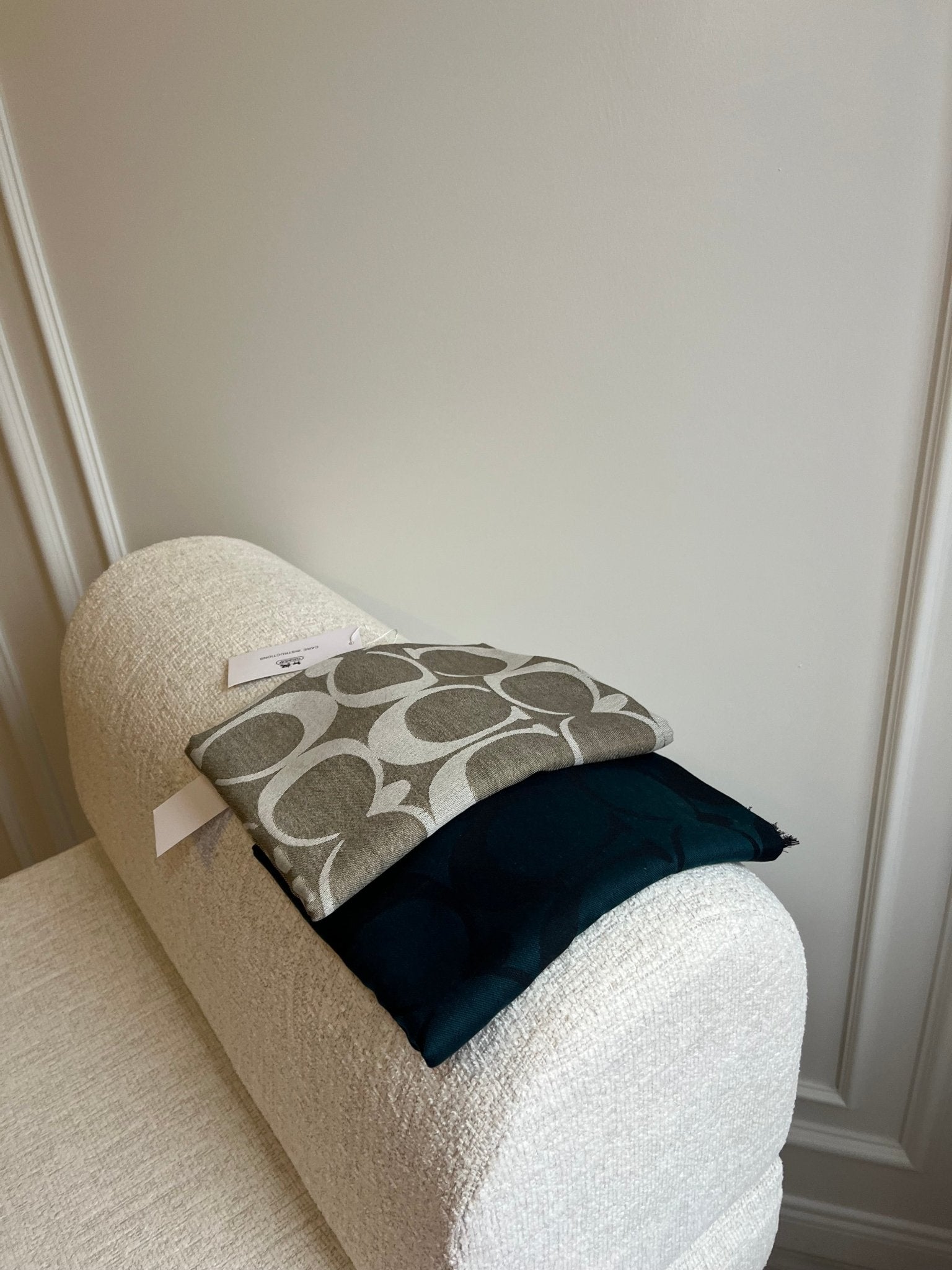 C Desen Yün İpek A Kalite Şal - bybusgulce