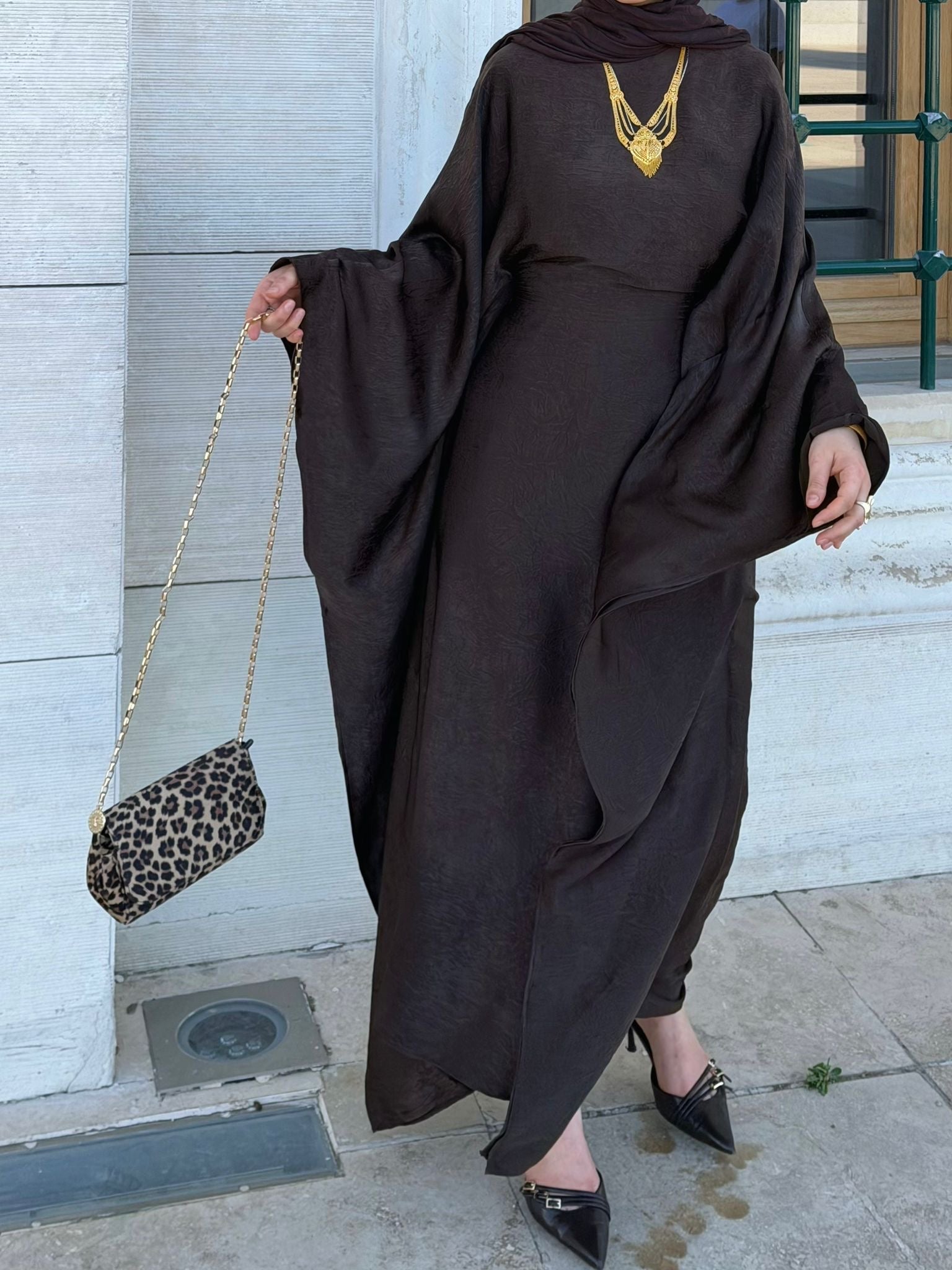 DİANA ABAYA - SATEN İPEK - bybusgulce