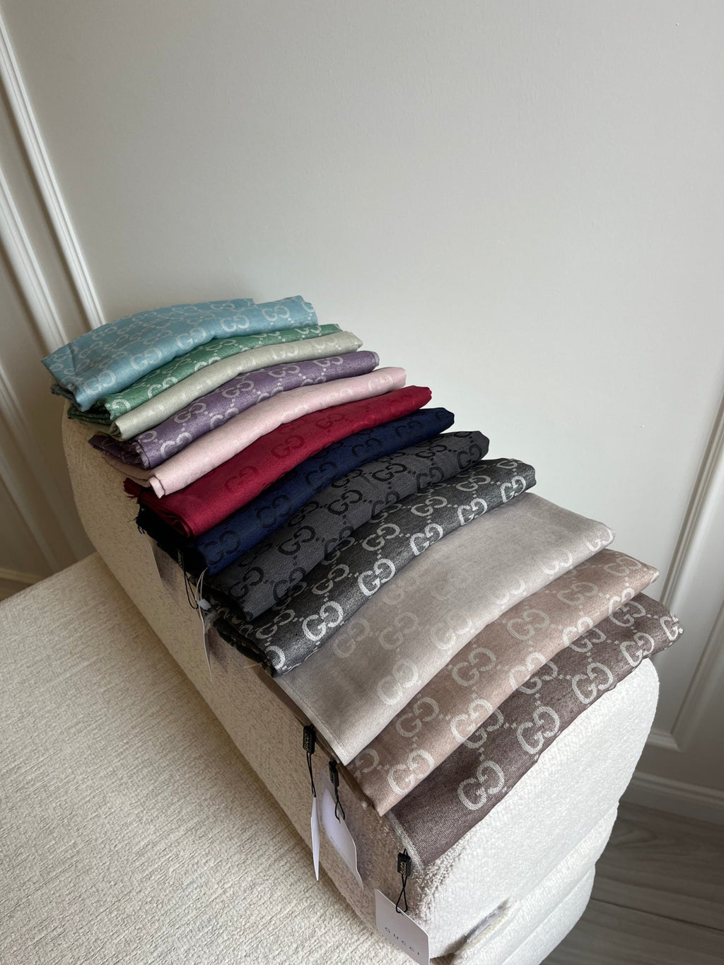 G Desen Yün İpek A Kalite Şal - bybusgulce