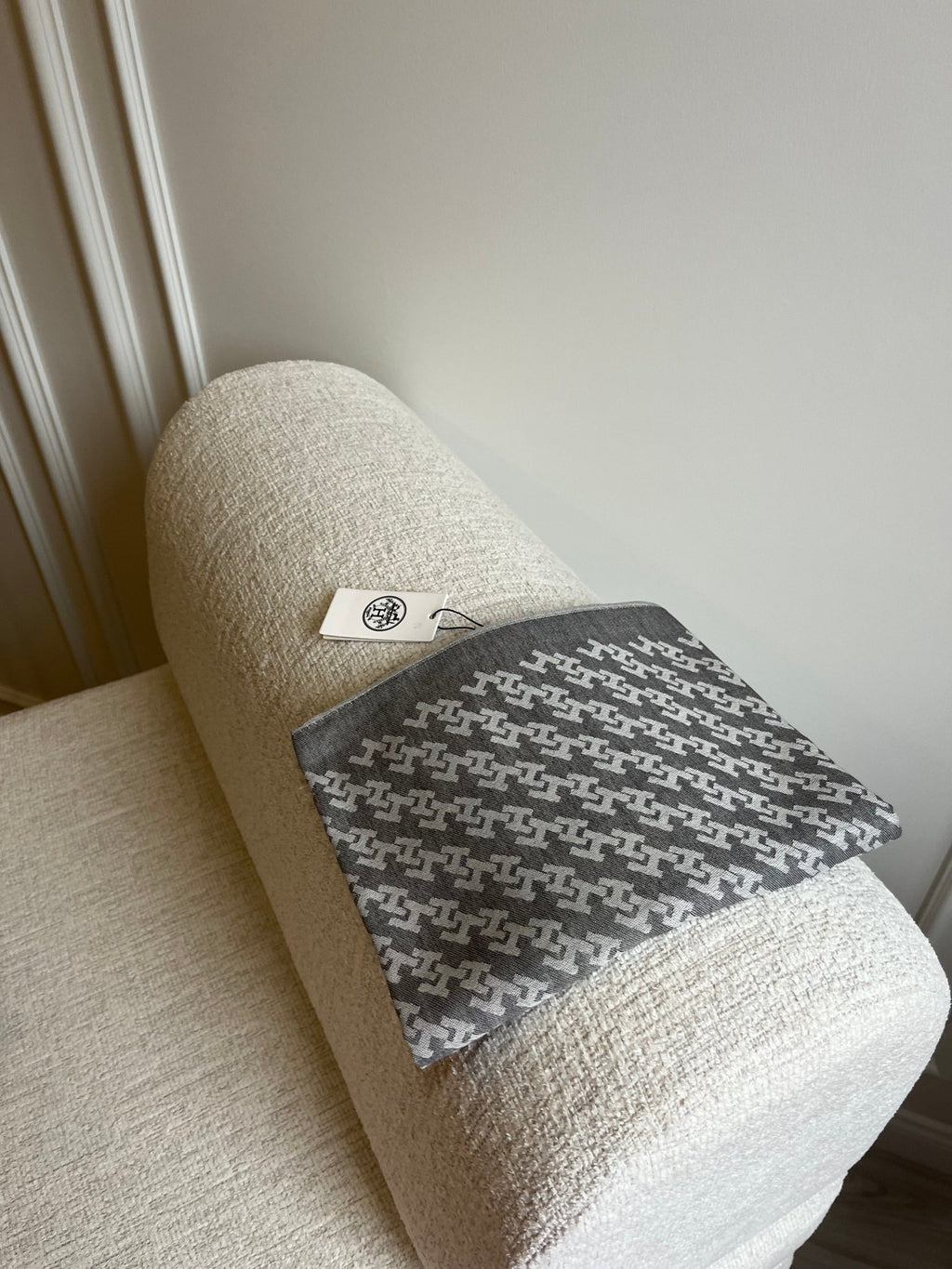 H Desen Yün İpek Şal - bybusgulce