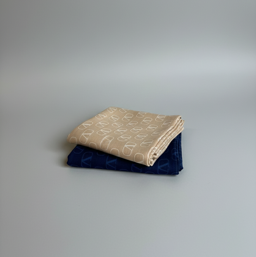 V Desen Yün İpek A Kalite Şal